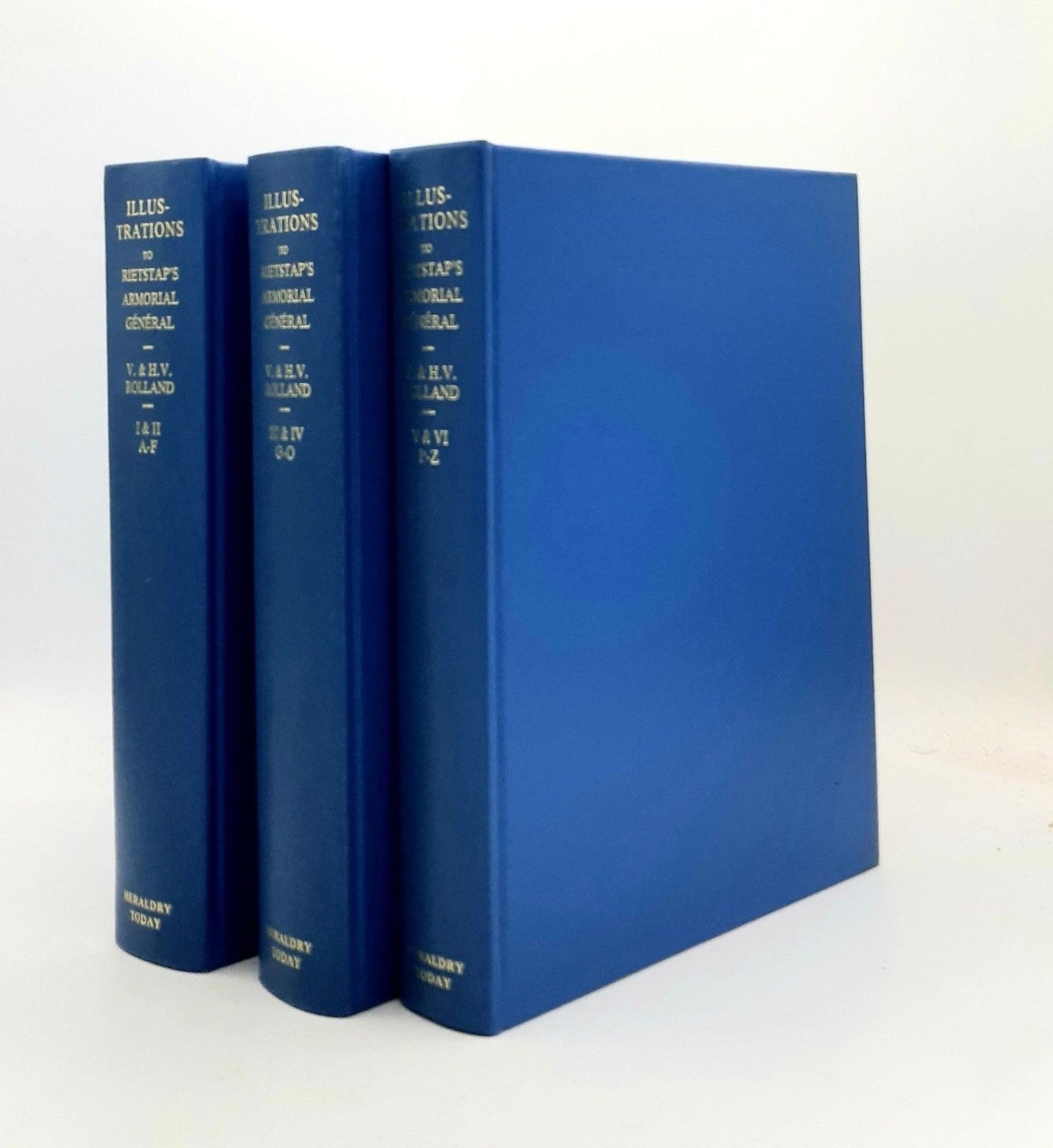 PINCHES R RIETSTAP J.-B. / V.& H.V ROLLAND'S ILLUSTRATIONS TO THE ARMORIAL IN 3 VOLUMI