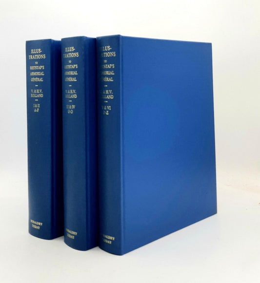 PINCHES R RIETSTAP J.-B. / V.& H.V ROLLAND'S ILLUSTRATIONS TO THE ARMORIAL IN 3 VOLUMI