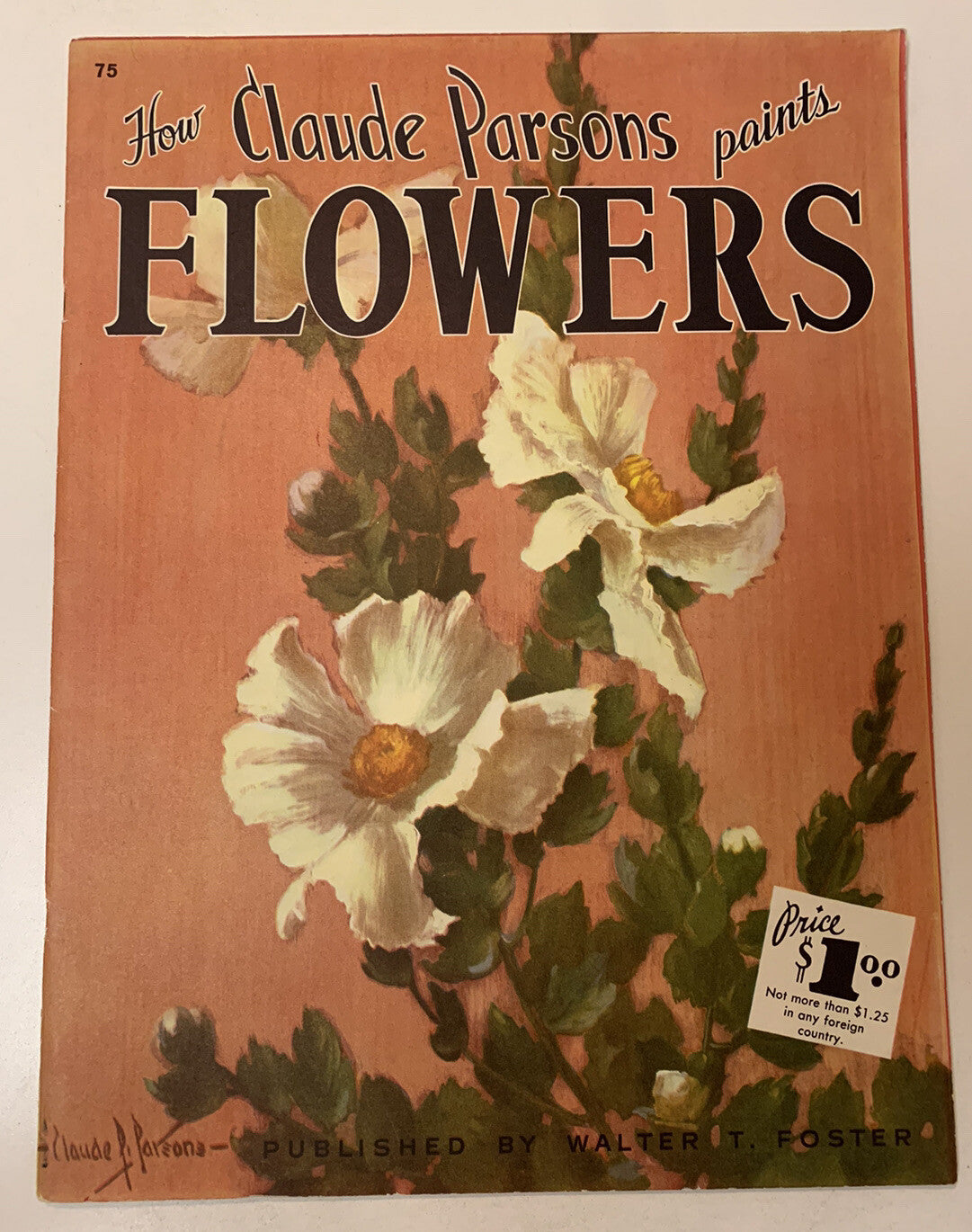 HOW CLAUDE PARSONS PAINTS FLOWERS 