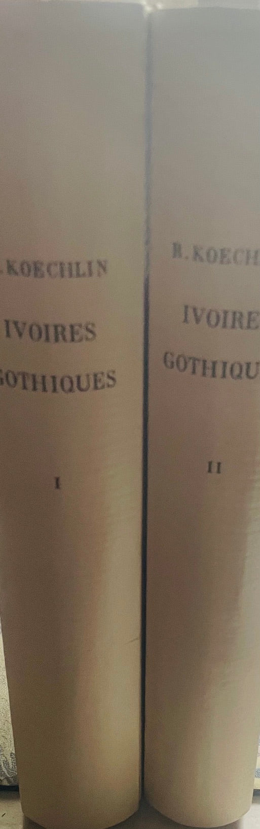 LES IVOIRES GOTHIQUES FRANCAIS IN 2 VOLUMI