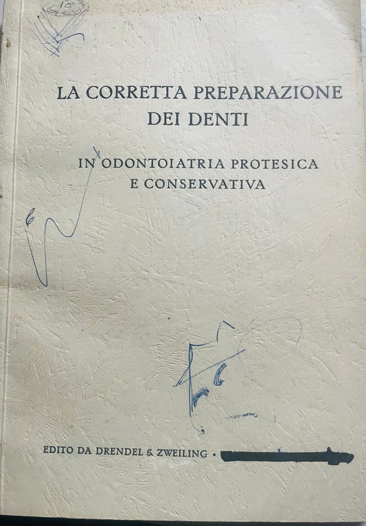 La corretta preparazione dei denti in odontoiatria protesica e conservativa. L'impiego degli strumenti diamantati per la preparazione dei denti.