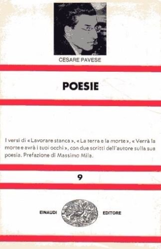 POESIE CESARE PAVESE EINAUDI EDITORE