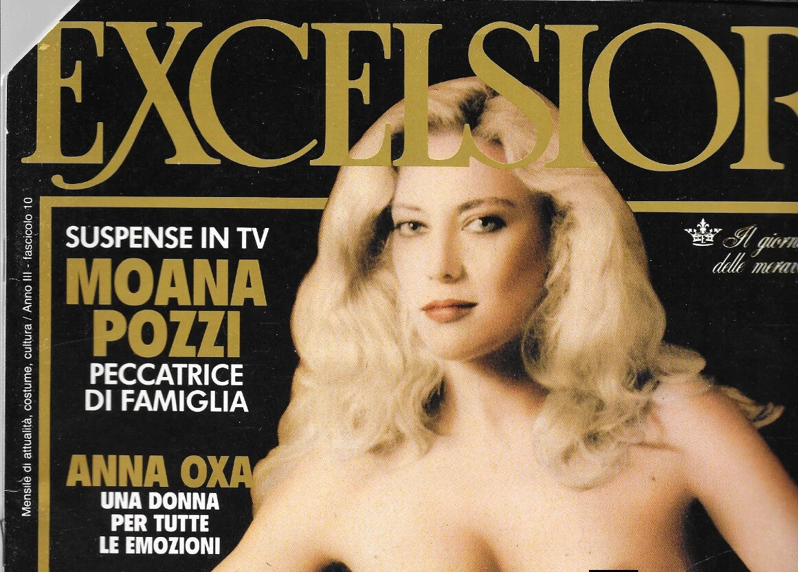 - EXCELSIOR - N.33 OTTOBRE 1988 - MOANA POZZI - 