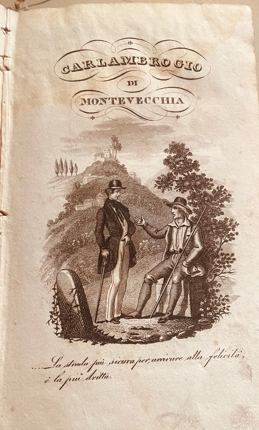 Carlambrogio Da Montevecchia letture giovanili IV