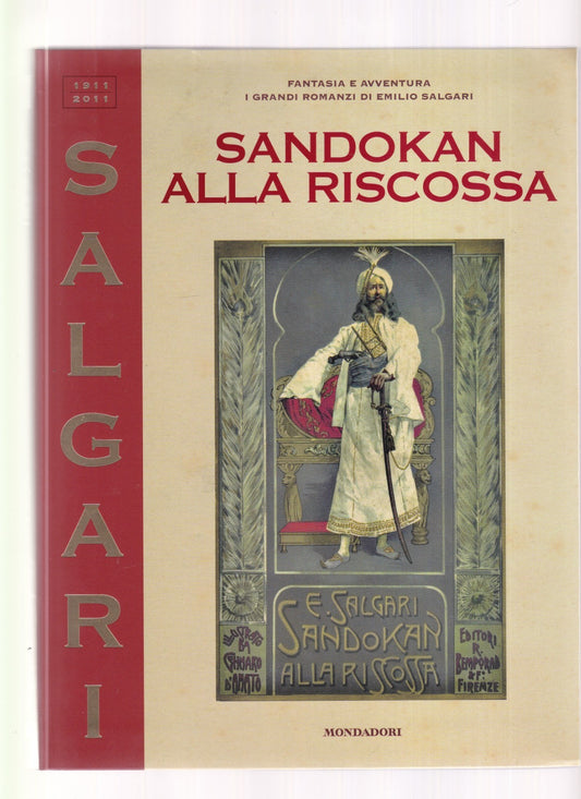 Libro Sandokan alla Riscossa i Grandi Romanzi di Salgari n. 10 Mondadori 9R 