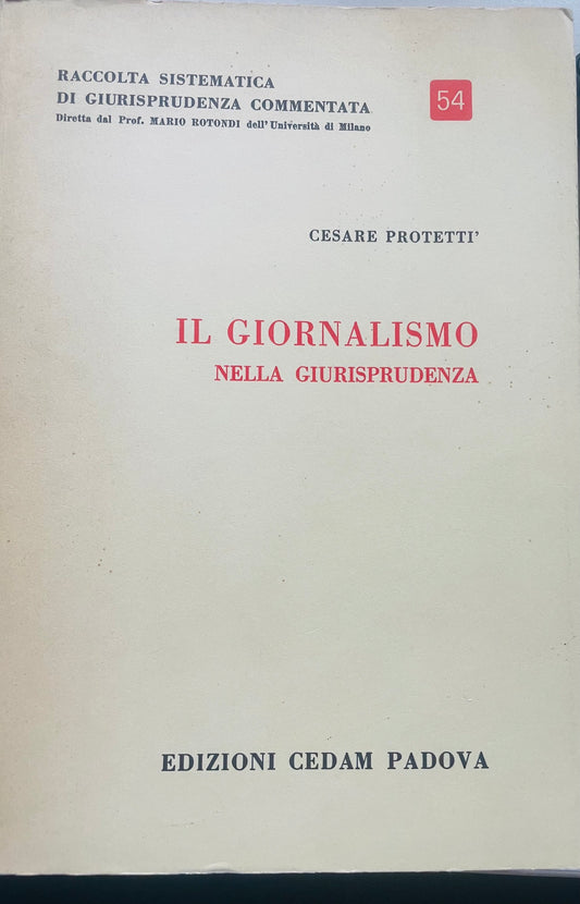 Il giornalismo nella giurisprudenza