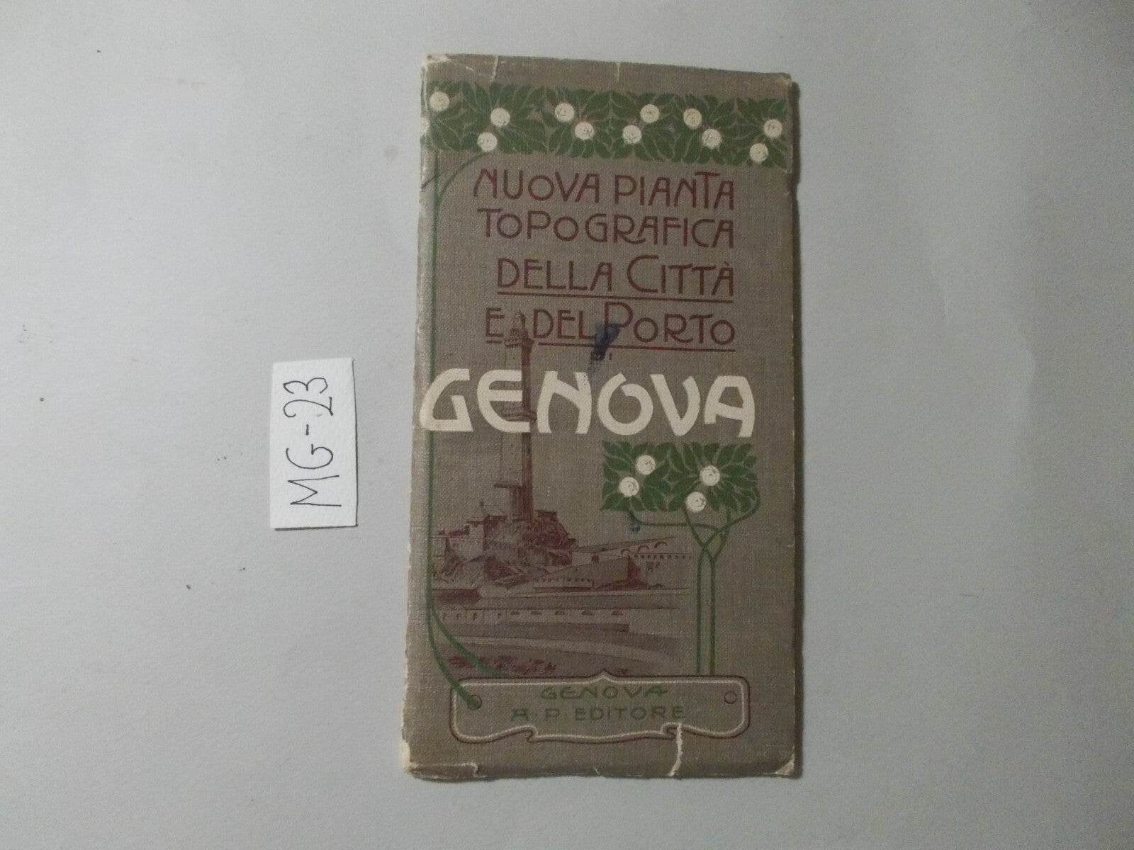 NUOVA PIANTA TOPOGRAFICA DELLA CITTA' E DEL PORTO DI GENOVA