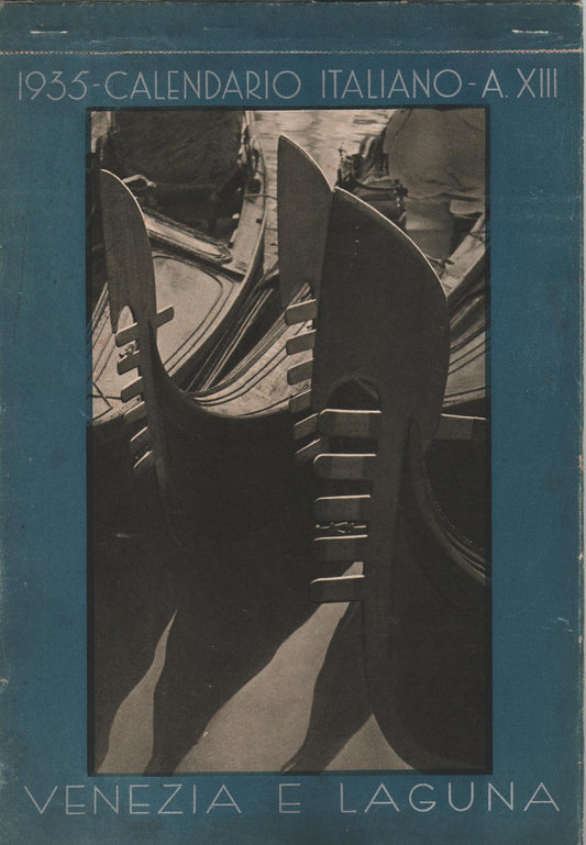 CALENDARIO 1935 A.XII   VENEZIA E LAGUNA