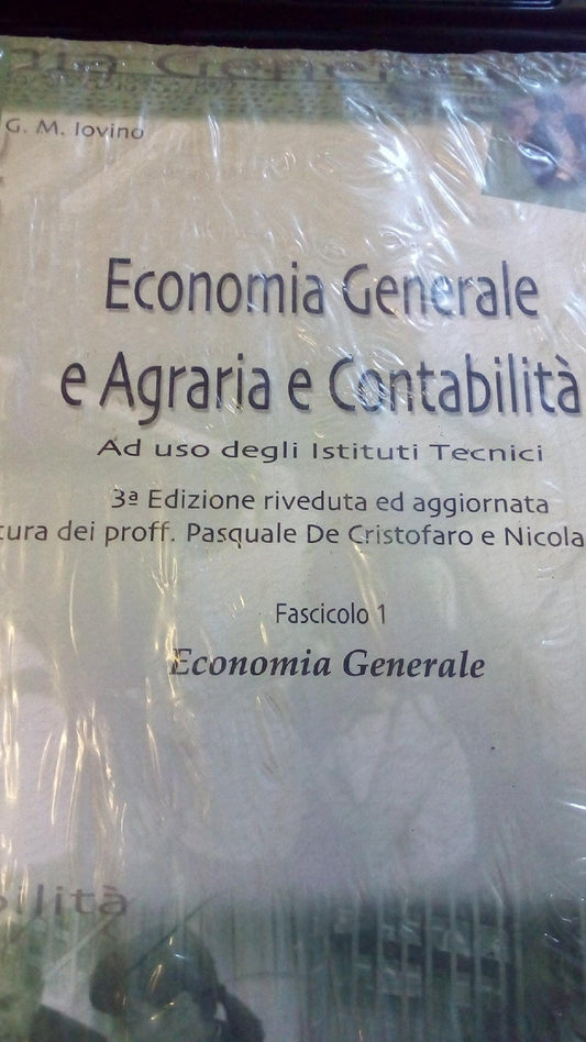 Economia generale-Economia agraria ed economia dell'assetto territoriale-Contabilità