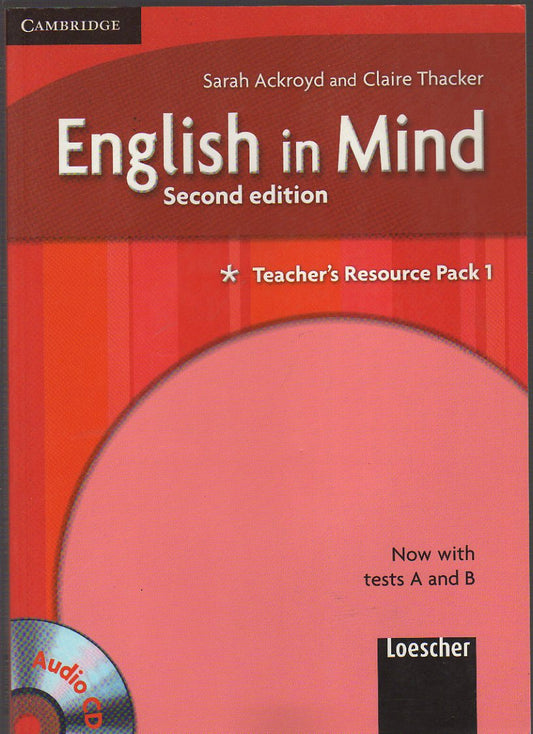 English in Mind 1 Teacher's Resource Pack with Audio CD 1 Italian Edition