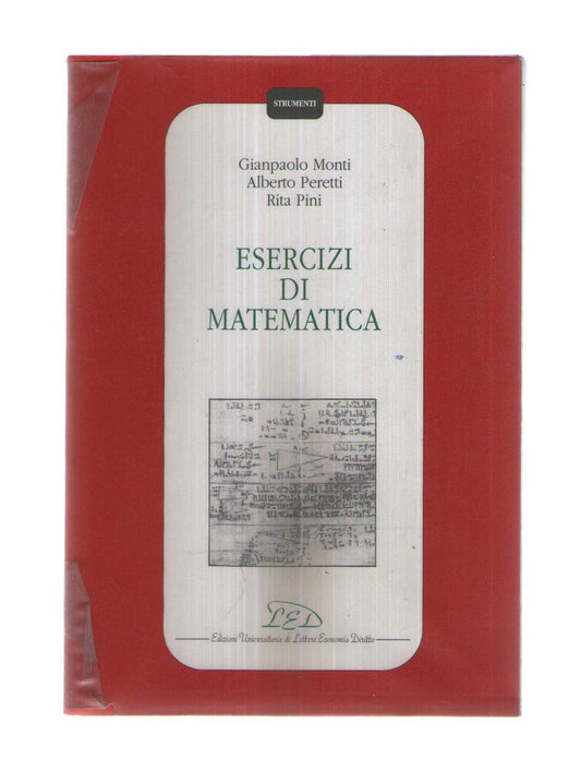 Esercizi di matematica