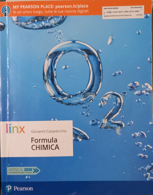 Formula chimica. Per il biennio delle Scuole superiori. Con app. Con e-book. Con espansione online