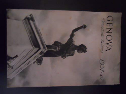 Genova calendario italiano 1937 XV