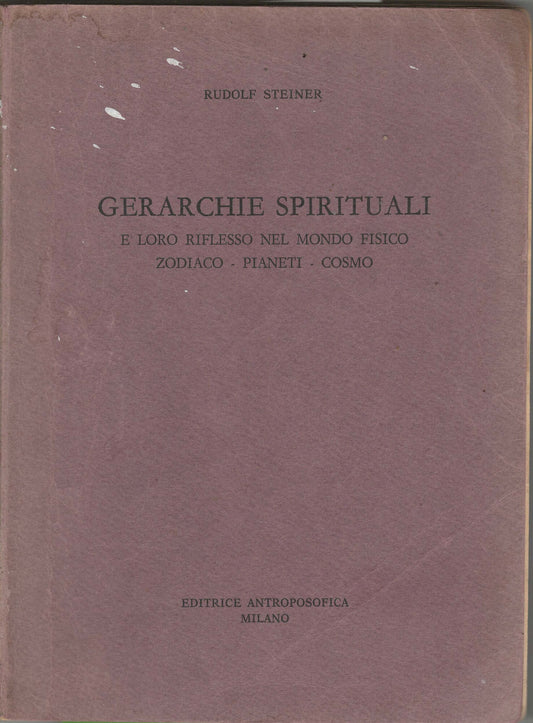 Gerarchie spirituali e loro riflesso nel mondo fisico. Zodiaco-Pianeti-Cosmo
