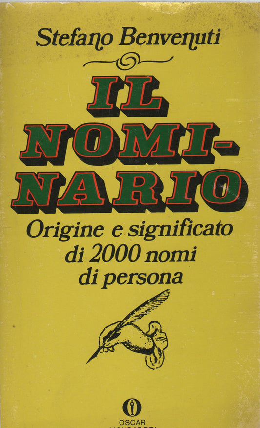 Il nominario origine e significato di 2000 nomi di persona