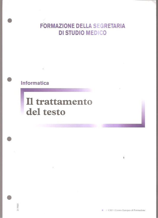 Il trattamento del testo