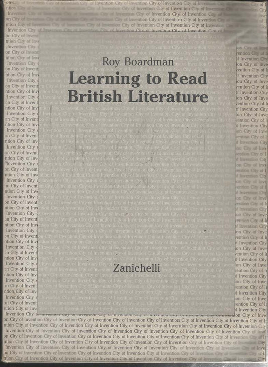 LEARNING TO READ BRITISH LITERATURE.