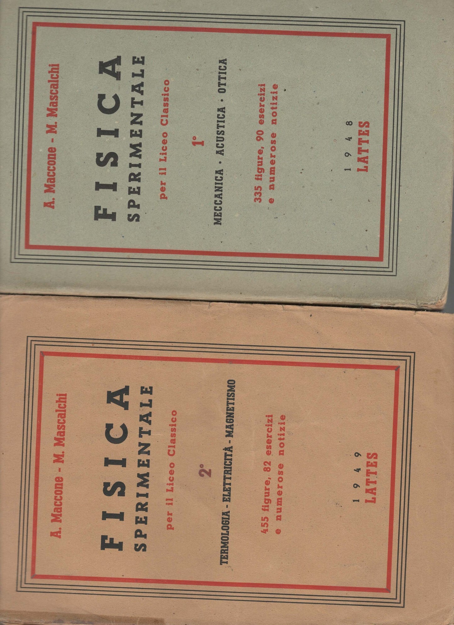 LEZIONI DI FISICA SPERIMENTALE PER LICEO CLASSICI 1 E 2 VOLUME