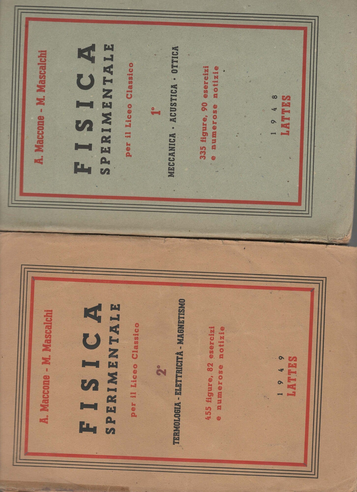 LEZIONI DI FISICA SPERIMENTALE PER LICEO CLASSICI 1 E 2 VOLUME