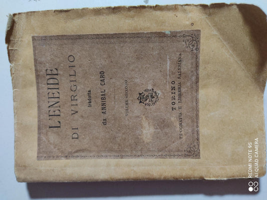 L'Eneide di Virgilio tradotta da Annibal Caro - VOL. 2 - NONA EDIZIONE