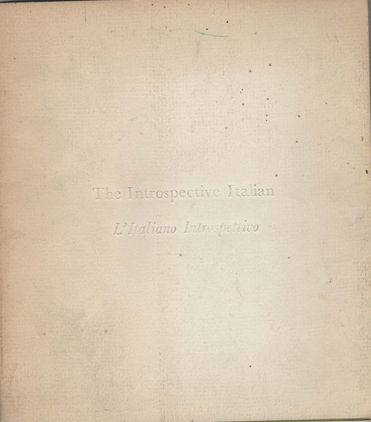 The Introspective Italian/ L'Italiano Introspettivo: the 3M Collection of Italian Paintings