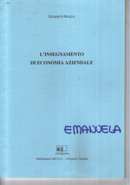 L'insegnamento di economia aziendale