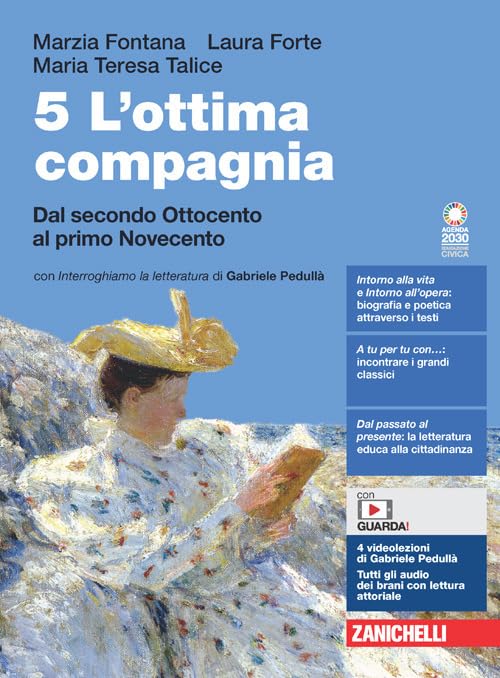 L'ottima compagnia. Per le Scuole superiori. Con e-book. Con espansione online. Dal secondo Ottocento al primo Novecento (Vol. 5)