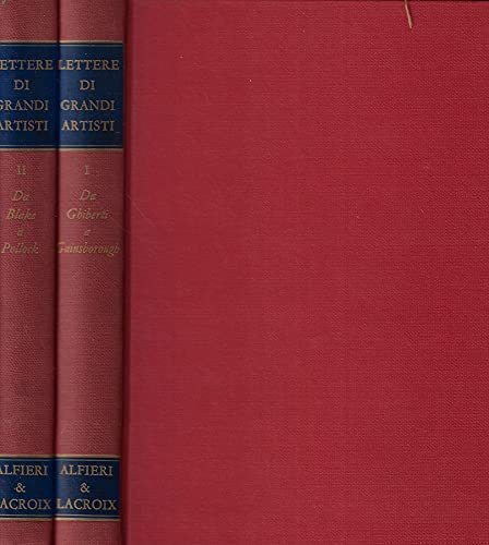 Lettere di grandi artisti.