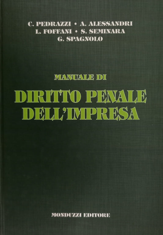 Manuale di diritto penale dell'impresa