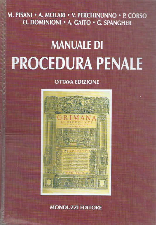 Manuale di procedura penale