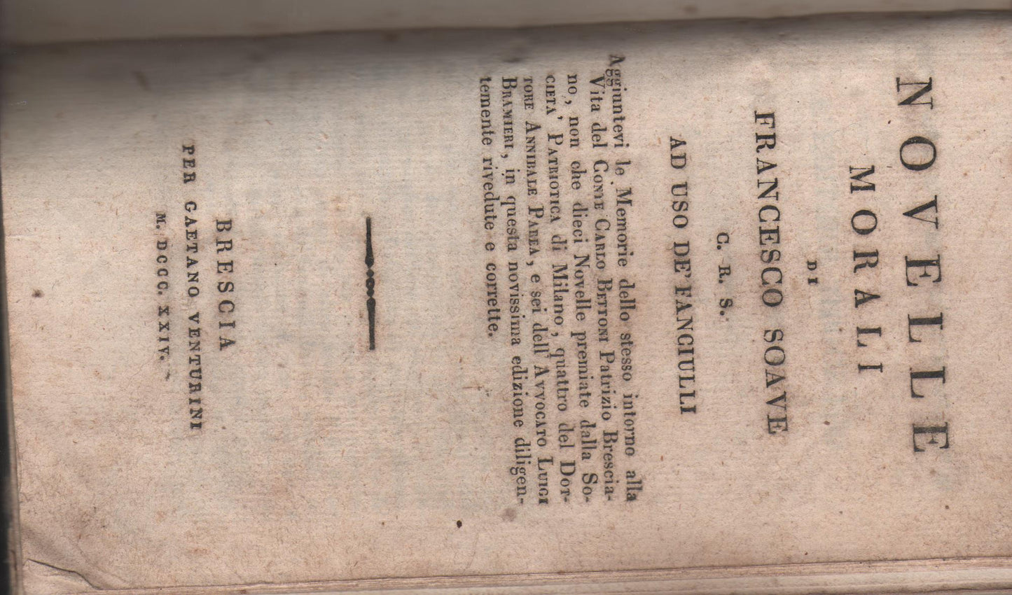 Novelle morali di Francesco Soave