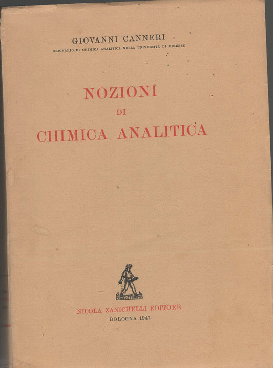Nozioni di chimica analitica.