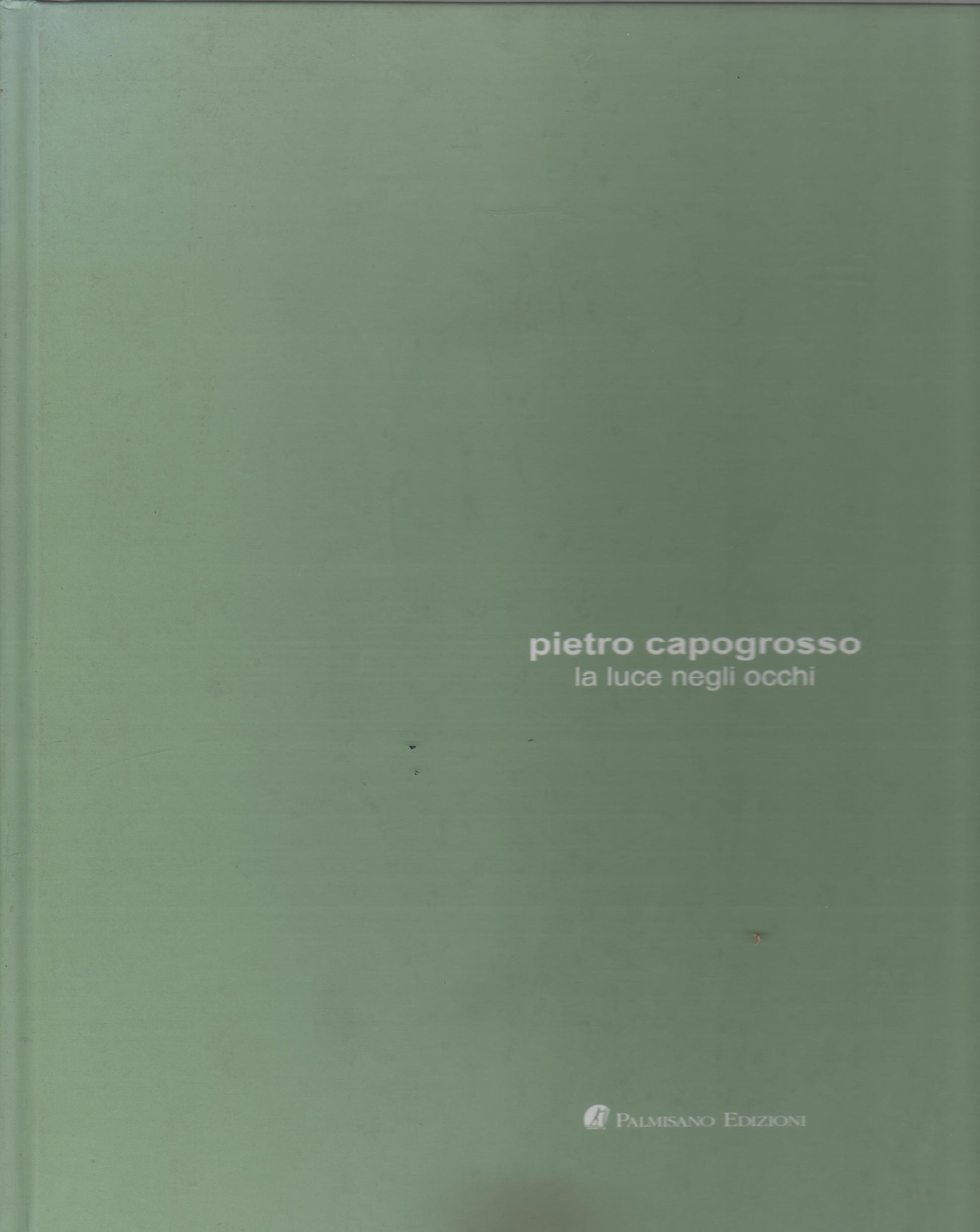 PIETRO CAPOGROSSO LA LUCE NEGLI OCCHI - PALMISANO EDIZIONI