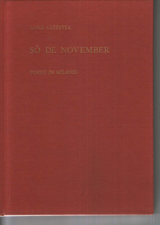 So de november. Poesii in milanes