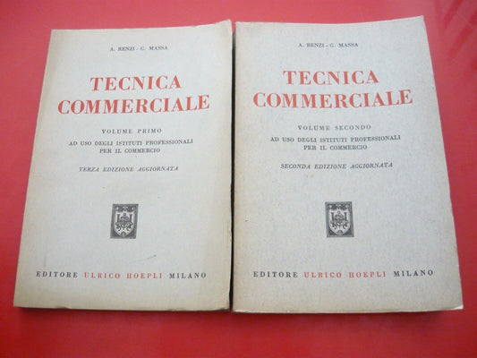 Tecnica commerciale voLume primo e secondo