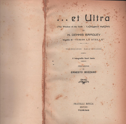 ..et Ultra. (The wisdom of the gods - La saggezza degli dei).