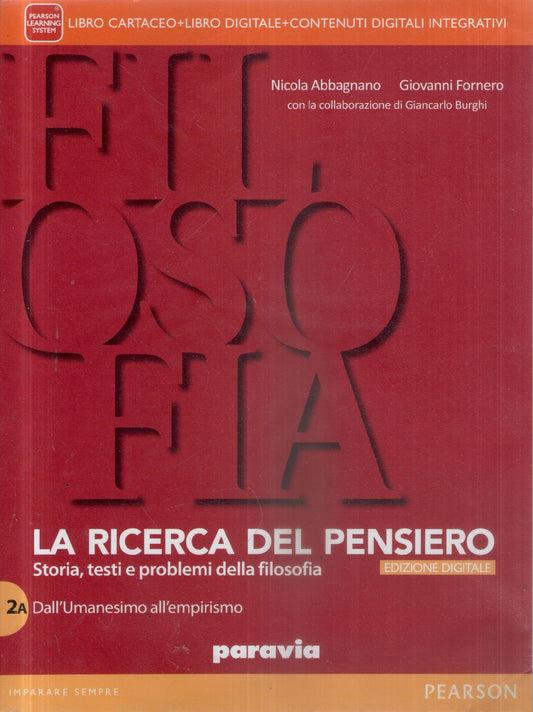 Ricerca del pensiero. Per le Scuole superiori. Con e-book. Con espansione online (Vol. 2)