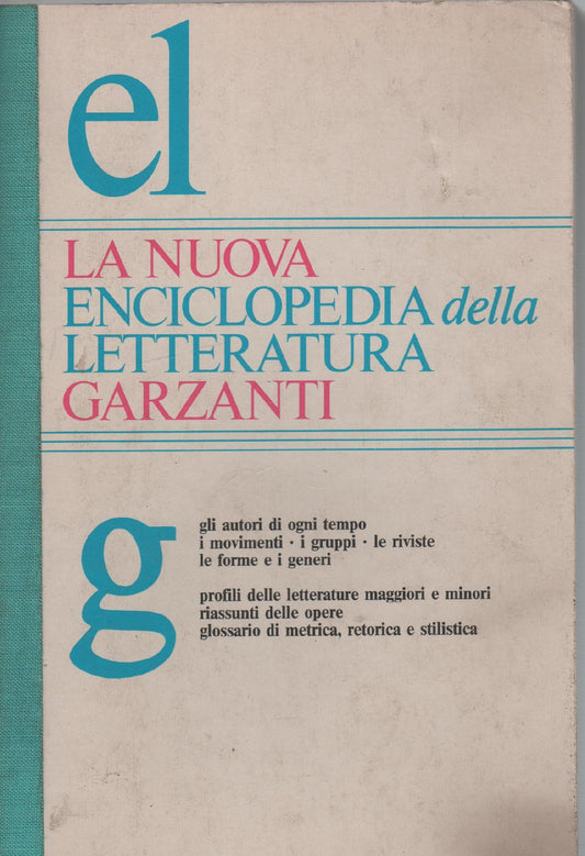 la nuova enciclopedia della letteratura garzanti