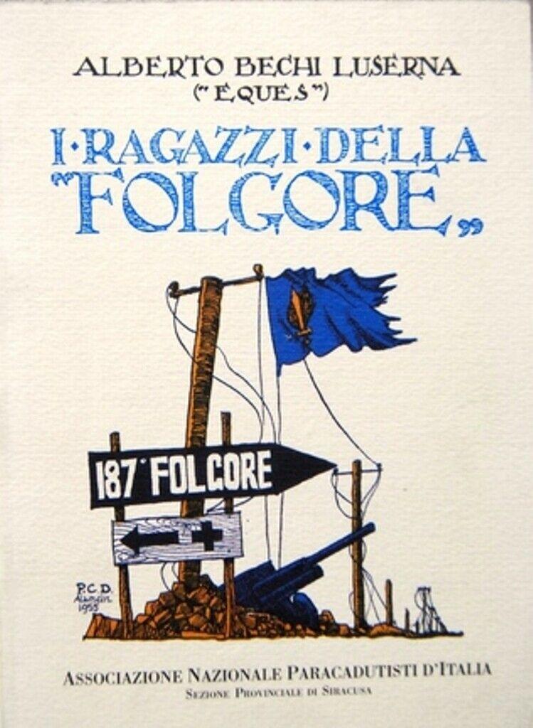 I RAGAZZI DELLA FOLGORE