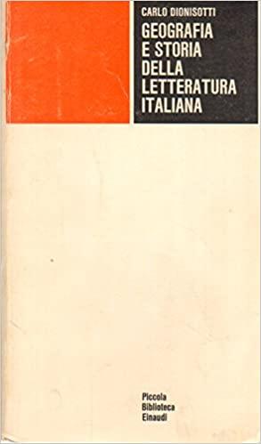 Geografia e storia della letteratura italiana