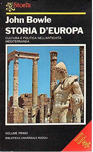 Storia d'Europa - Volume Primo