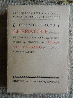 Le Epistole - tradotte da Augusto Balsamo, Tomo I