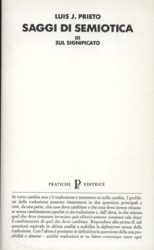 Saggi di semiotica. Sul significato (Vol. 3)