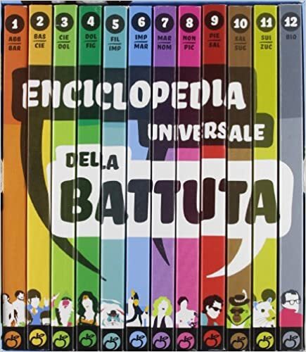 Enciclopedia Universale della Battuta - 12 volumi - 20.000 battute di 2.000 autori divisi in 2.000 voci - Autori: Gino & Michele, in collaborazione con Matteo Molinari