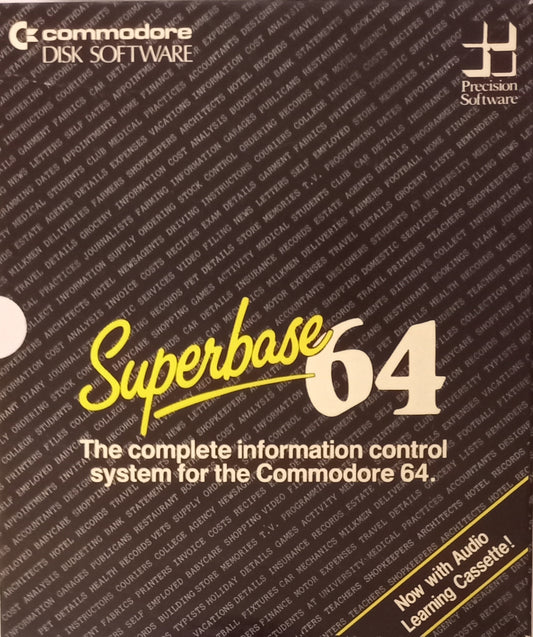 SUPERBASE 64 - The complete information control system for the Commodore 64