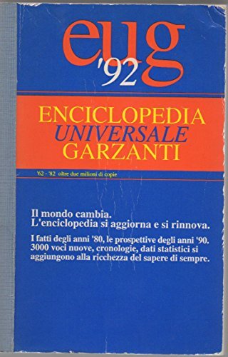 Enciclopedia universale Garzanti '92