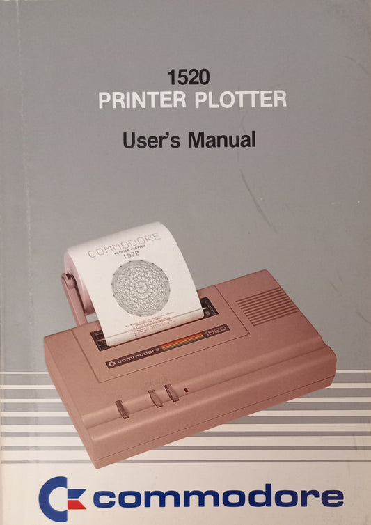 1520 PRINTER PLOTTER user's manual