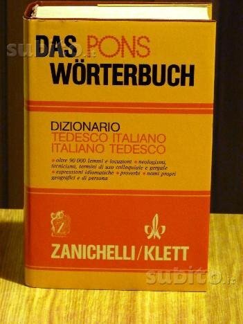 Das Pons Wörterbuch. Dizionario tedesco-italiano, italiano-tedesco