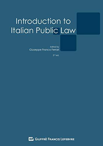 Introduction To Italian Public Law