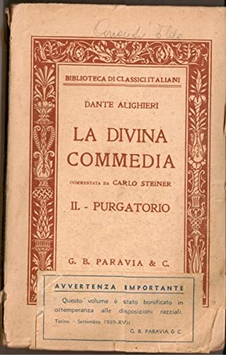 LA DIVINA COMMEDIA. PURGATORIO.